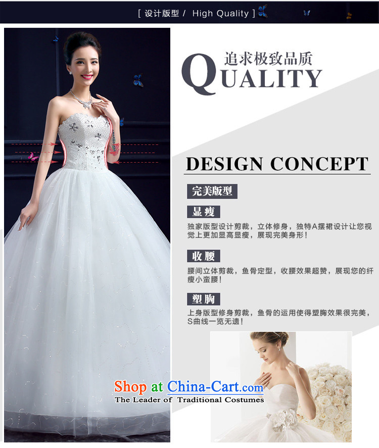Wedding 2015 new wedding dresses honeymoon bride anointed chest wedding pearl diamond wedding to align the princess white XS picture, prices, brand platters! The elections are supplied in the national character of distribution, so action, buy now enjoy more preferential! As soon as possible.