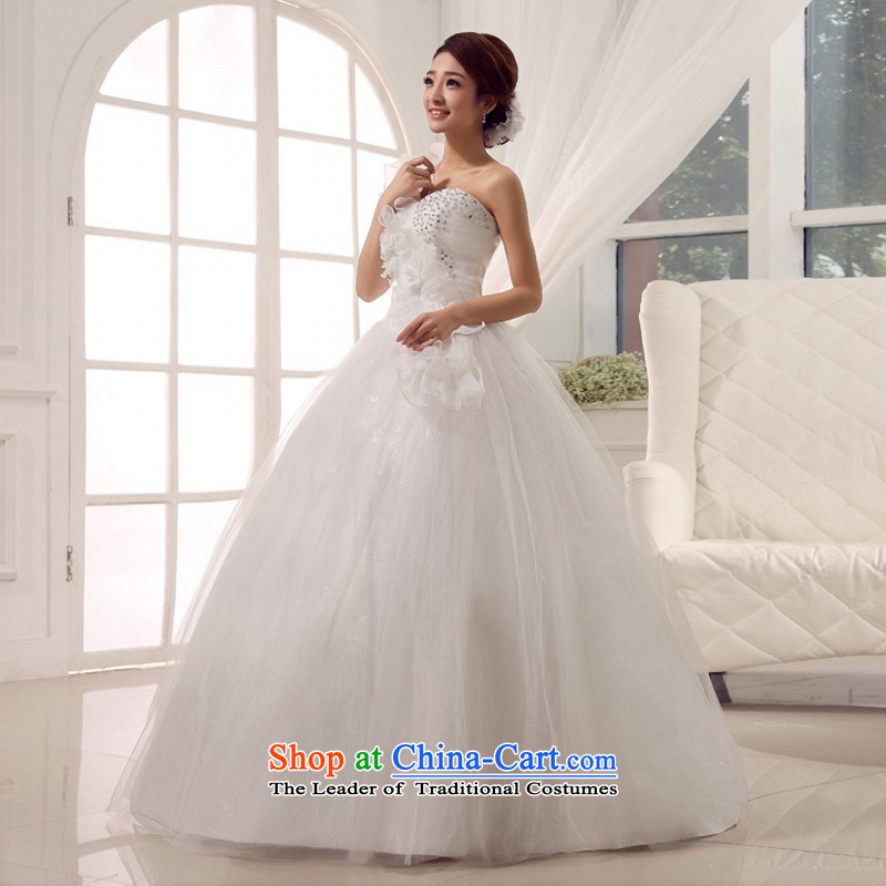 Yong-yeon and 2015 New wedding dresses retro palace sweet princess shoulder straps flowers bride wedding white S, Yong-yeon and shopping on the Internet has been pressed.
