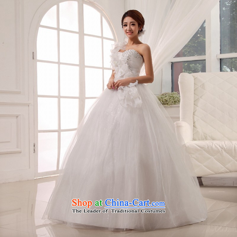 Yong-yeon and 2015 New wedding dresses retro palace sweet princess shoulder straps flowers bride wedding white S, Yong-yeon and shopping on the Internet has been pressed.