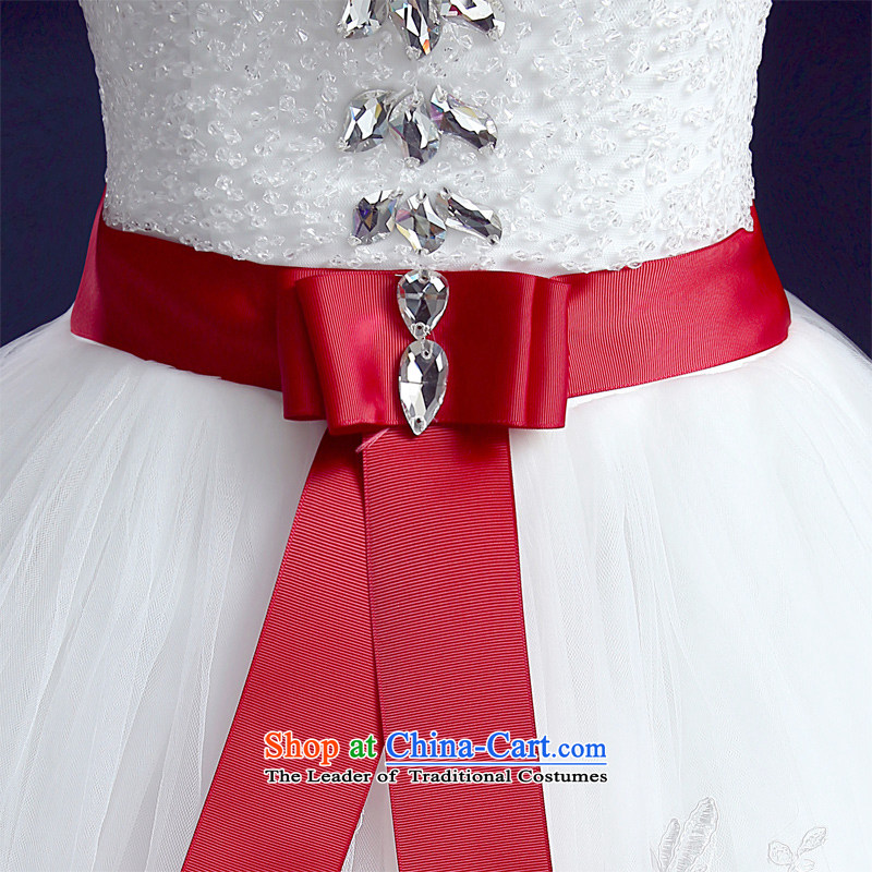 Wedding 2015 new wedding dresses honeymoon bride anointed chest diamond wedding to align the princess butterfly yarn white XXL, marriage honeymoon bride shopping on the Internet has been pressed.