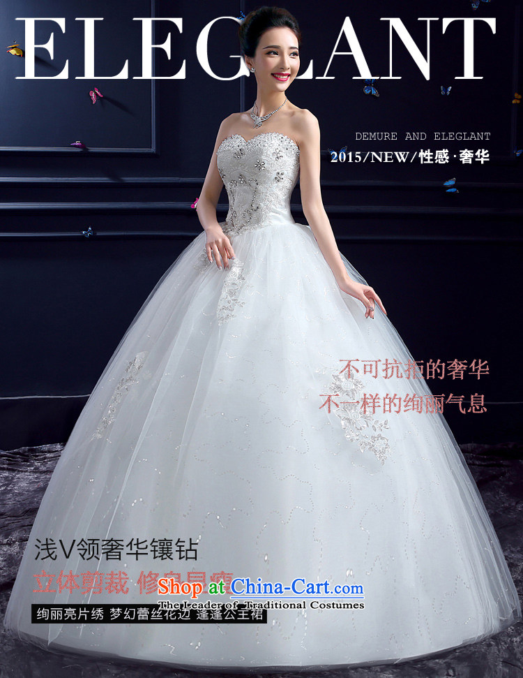 Wedding 2015 new wedding dresses honeymoon bride anointed chest wedding diamond princess alignment to lace white wedding pictures, prices, XS brand platters! The elections are supplied in the national character of distribution, so action, buy now enjoy more preferential! As soon as possible.