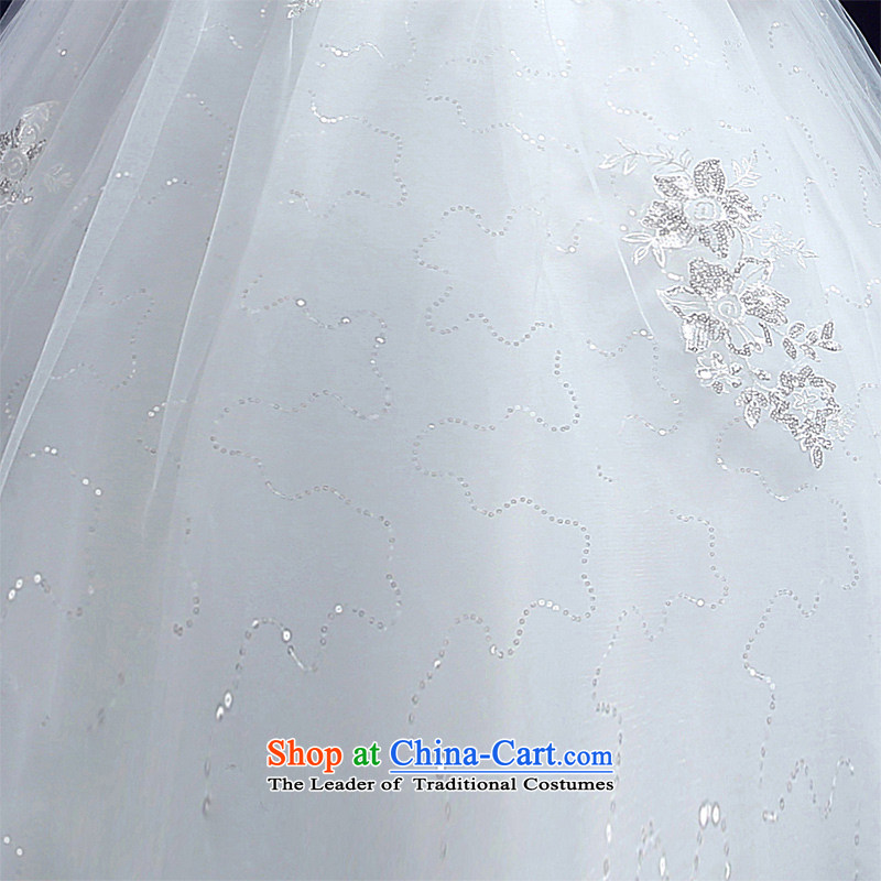 Wedding 2015 new wedding dresses honeymoon bride anointed chest wedding diamond princess alignment to lace white wedding bride honeymoon XS, , , , shopping on the Internet