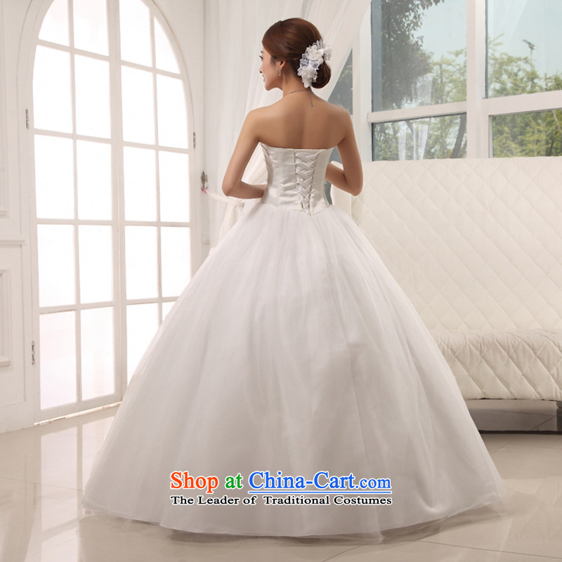 Yong-yeon and wipe the new 2015 chest to bind with hand-drilling marriages wedding dress princess XXL, white-yong Yim Close shopping on the Internet has been pressed.