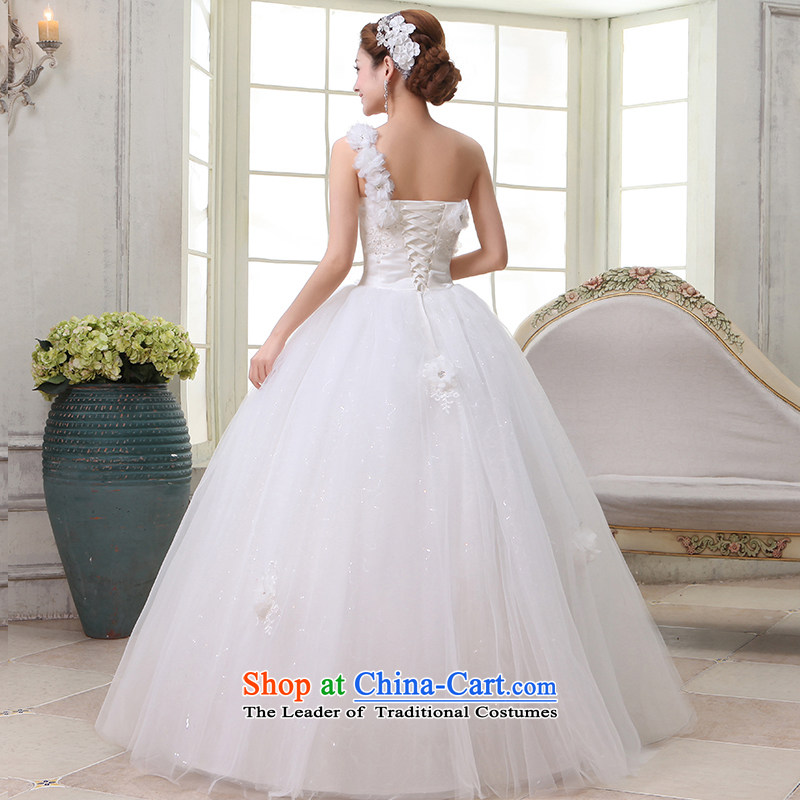 Embroidered is marriages wedding dresses 2015 new need to align the shoulder flowers Korean Princess straps, white tailored does not allow, embroidered bride shopping on the Internet has been pressed.