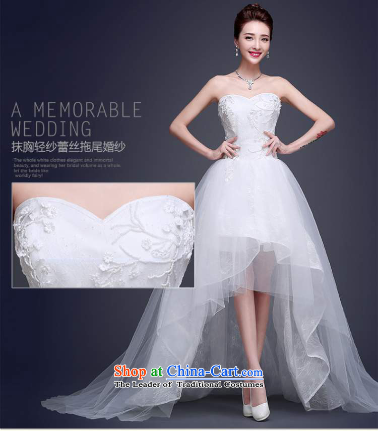 Beverly Ting front stub long after the winter wedding dresses, 2015 New short Korean fashion and chest tail wedding band of Sau San White XL Photo, prices, brand platters! The elections are supplied in the national character of distribution, so action, buy now enjoy more preferential! As soon as possible.