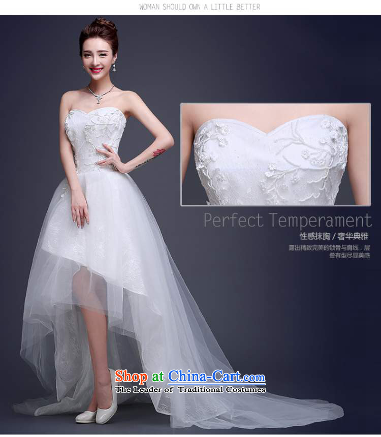 Beverly Ting front stub long after the winter wedding dresses, 2015 New short Korean fashion and chest tail wedding band of Sau San White XL Photo, prices, brand platters! The elections are supplied in the national character of distribution, so action, buy now enjoy more preferential! As soon as possible.