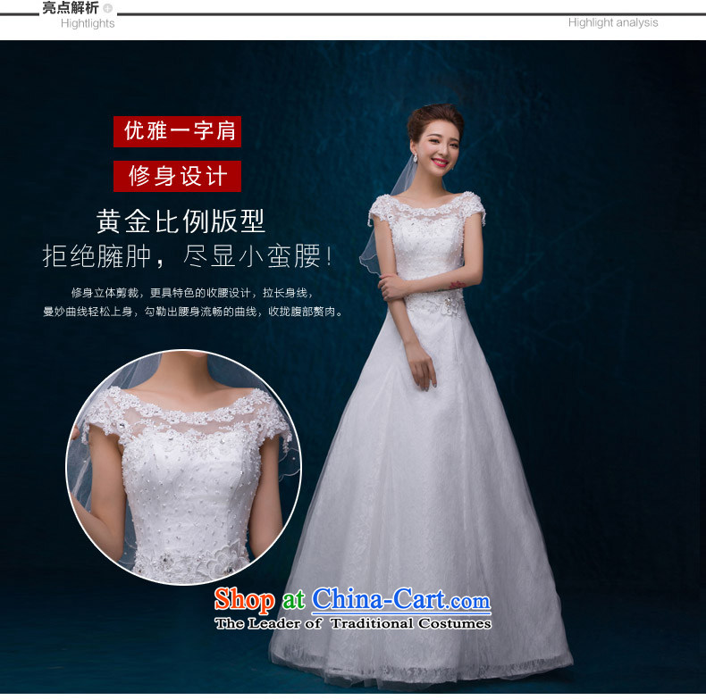 Wedding dress 2015 autumn and winter new package version Korea shoulder lace to align graphics thin diamond marriages A field to align the white dress with small elegant beauty white made no refund is not replaced picture, prices, brand platters! The elections are supplied in the national character of distribution, so action, buy now enjoy more preferential! As soon as possible.