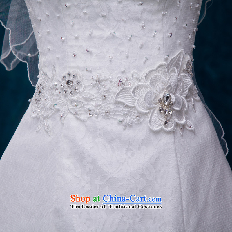 Wedding dress 2015 autumn and winter new package version Korea shoulder lace to align graphics thin diamond marriages A field to align the white dress with small elegant beauty white made no refund is not replaced, love, China in accordance with , , , sho