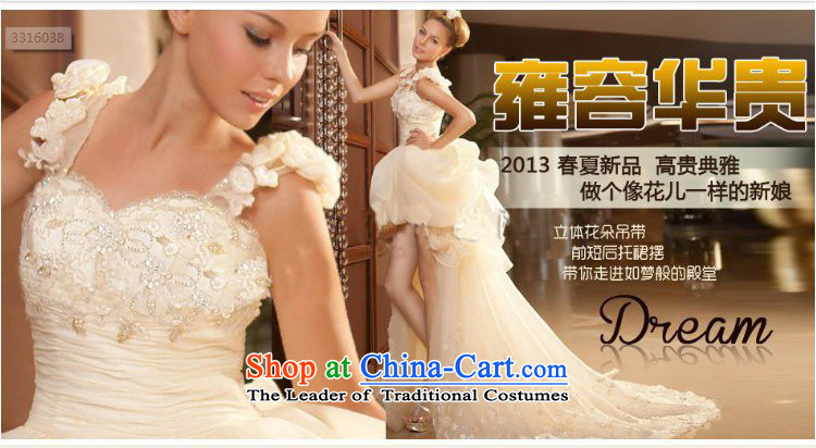 The Korean version of the wedding tslyzm short skirts, bon bon brides before replacing the princess large short long after the end of the drag and drop small wedding 2015 new autumn and winter White XL Photo, prices, brand platters! The elections are supplied in the national character of distribution, so action, buy now enjoy more preferential! As soon as possible.