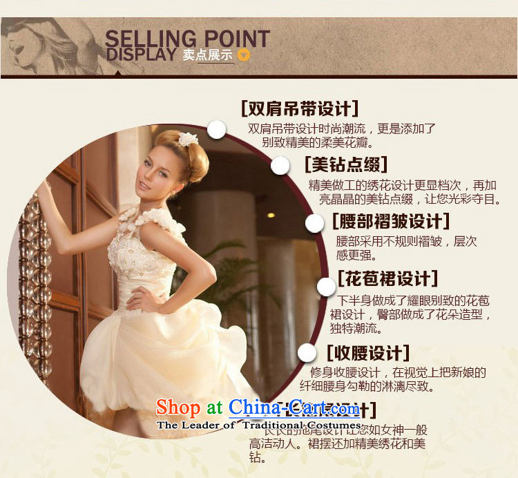 The Korean version of the wedding tslyzm short skirts, bon bon brides before replacing the princess large short long after the end of the drag and drop small wedding 2015 new autumn and winter White XL Photo, prices, brand platters! The elections are supplied in the national character of distribution, so action, buy now enjoy more preferential! As soon as possible.