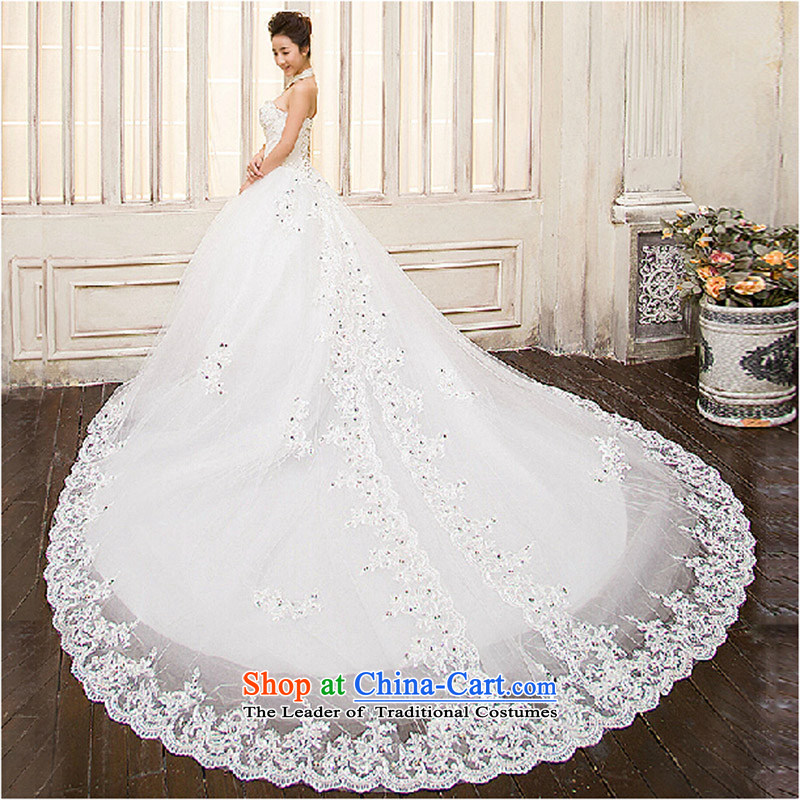 New tail wedding bride large tail wedding anointed chest simple tail new wedding anointed chest wedding white made size do not return not switch to love, Su-lan , , , shopping on the Internet