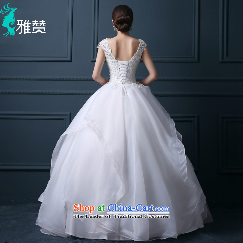Jacob Chan won wedding dresses shoulders 2015 Summer new lace bride to align the Sau San Princess Pearl White Dress bon bon S, Jacob Chan (YAZAN) , , , shopping on the Internet