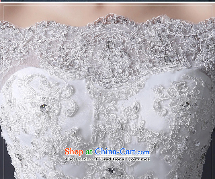 Jacob Chan a field to align the shoulder wedding dresses 2015 new summer quality custom Korean-style water drilling Sau San Foutune of Princess lace white S pictures, skirts price, brand platters! The elections are supplied in the national character of distribution, so action, buy now enjoy more preferential! As soon as possible.