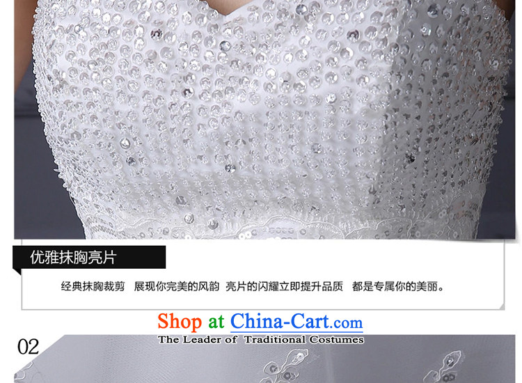 Wipe the Chest Chan Nga wedding dresses new 2015 summer and fall off-chip video thin straps Sau San Korean brides align to the princess skirt white S picture, prices, brand platters! The elections are supplied in the national character of distribution, so action, buy now enjoy more preferential! As soon as possible.