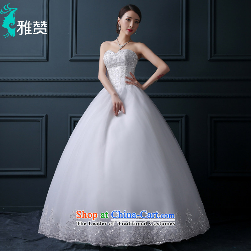 Wipe the Chest Chan Nga wedding dresses new 2015 summer and fall off-chip video thin straps Sau San Korean brides to align the princess skirt white S, Jacob Chan (YAZAN) , , , shopping on the Internet