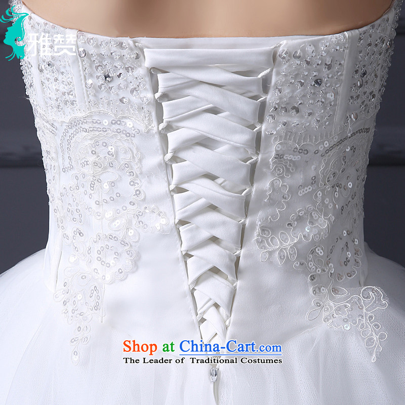 Wipe the Chest Chan Nga wedding dresses new 2015 summer and fall off-chip video thin straps Sau San Korean brides to align the princess skirt white S, Jacob Chan (YAZAN) , , , shopping on the Internet