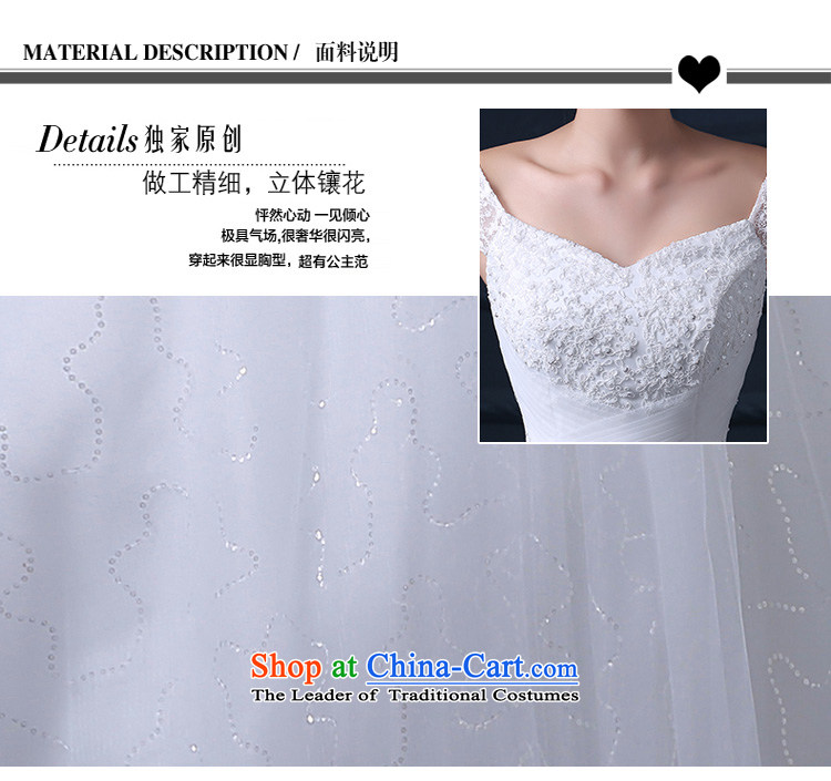 2015 new shoulders a field to align the shoulder bon bon yarn marriages wedding dresses spring and summer Korean style with thin white L pictures graphics, prices, brand platters! The elections are supplied in the national character of distribution, so action, buy now enjoy more preferential! As soon as possible.