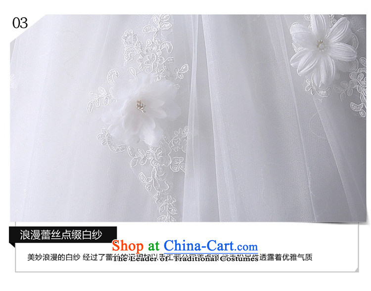 Jacob Chan in summer and autumn 2015 a shoulder wedding dresses retro continental palace water drilling for flowers bride to align bon bon skirt White XXL picture, prices, brand platters! The elections are supplied in the national character of distribution, so action, buy now enjoy more preferential! As soon as possible.