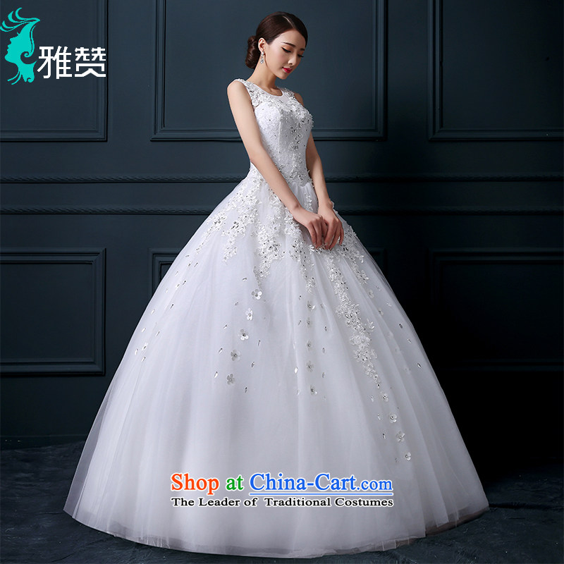 Jacob Chan shoulders wedding dress bride video thin package shoulder recite a new summer 2015 drill align to skirt white princess XL, Jacob Chan (YAZAN) , , , shopping on the Internet