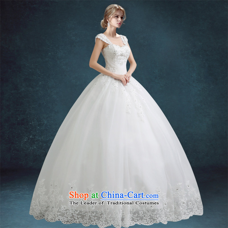 Each Connie wedding dresses to align the wedding spring and summer 2015 Ms. new Korean brides large white code embroidery shoulders video thin white wedding dress tailored does not allow for seven days, every JIAONI stephanie () , , , shopping on the Inte