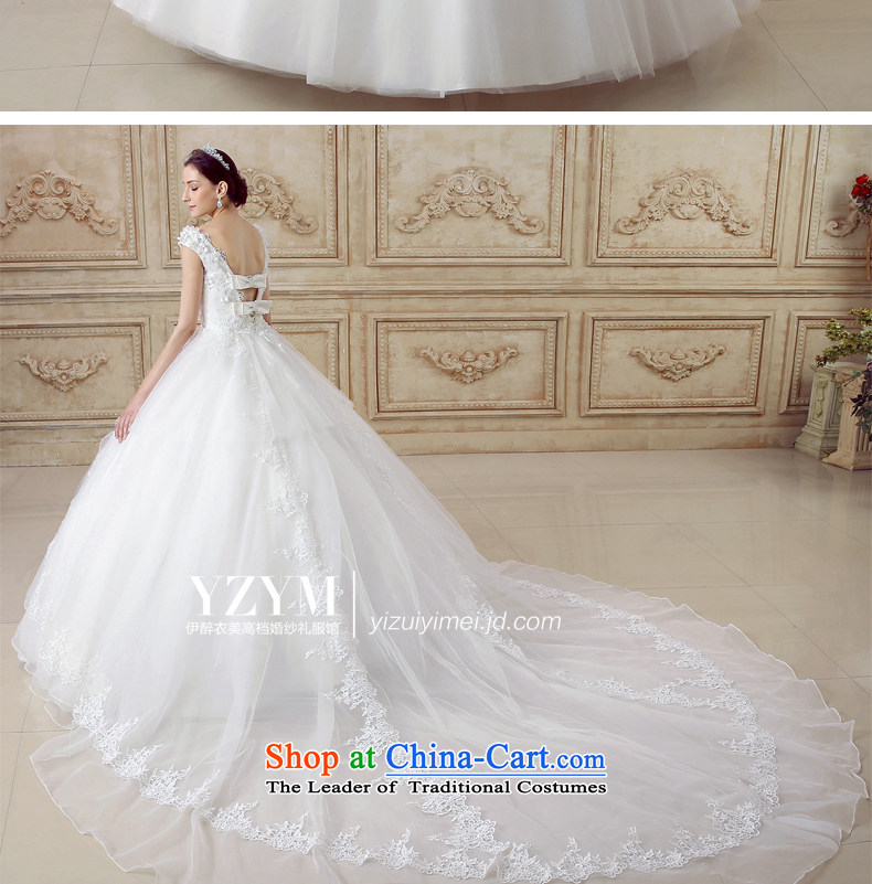 El drunken Yi Mei bride wedding dresses Summer 2015 New Butterfly Festival back large tail wedding round-neck collar align to wedding dress you can disassemble the smearing wedding tail L picture, prices, brand platters! The elections are supplied in the national character of distribution, so action, buy now enjoy more preferential! As soon as possible.