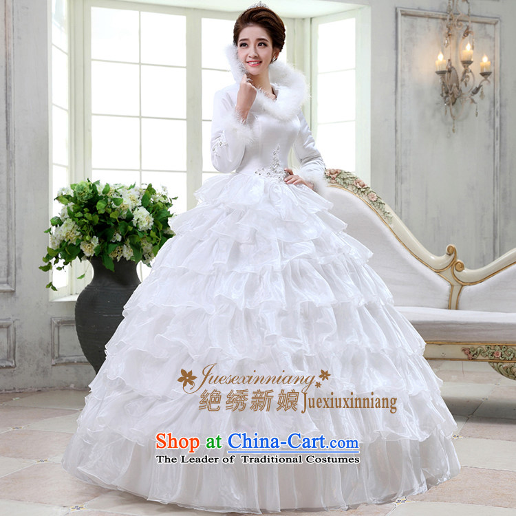 Embroidered brides is Winter Sweater trendy Korea long-sleeved Pullover plus the word cotton shoulder warm video thin white wedding tailored does not allow for pictures, prices, brand platters! The elections are supplied in the national character of distribution, so action, buy now enjoy more preferential! As soon as possible.