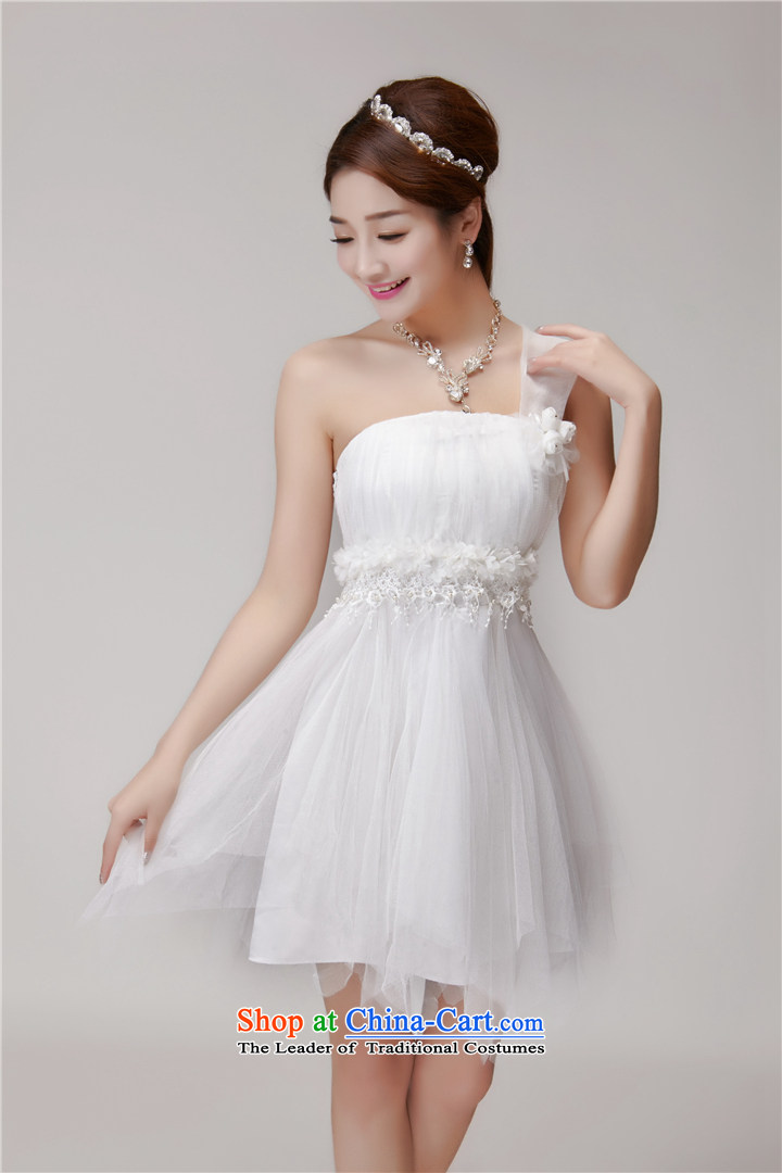 On the new 2015 Cheuk-yan bridesmaid mission dress evening dresses and sisters skirts banquet short) bridesmaid small dress white L pictures, prices, brand platters! The elections are supplied in the national character of distribution, so action, buy now enjoy more preferential! As soon as possible.