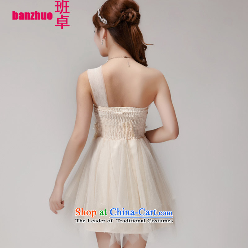 On the new 2015 Cheuk-yan bridesmaid mission dress evening dresses and sisters skirts banquet short of small white dresses bridesmaid L, Taliban-tak (banzhuo) , , , shopping on the Internet