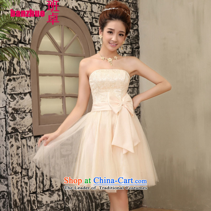 On the Korean version of the new 2015 Cheuk-yan) bridesmaid Dress Short of small sister small dress bride bows to small Sau San Dress Code Red is 80-115, Taliban-tak (banzhuo) , , , shopping on the Internet