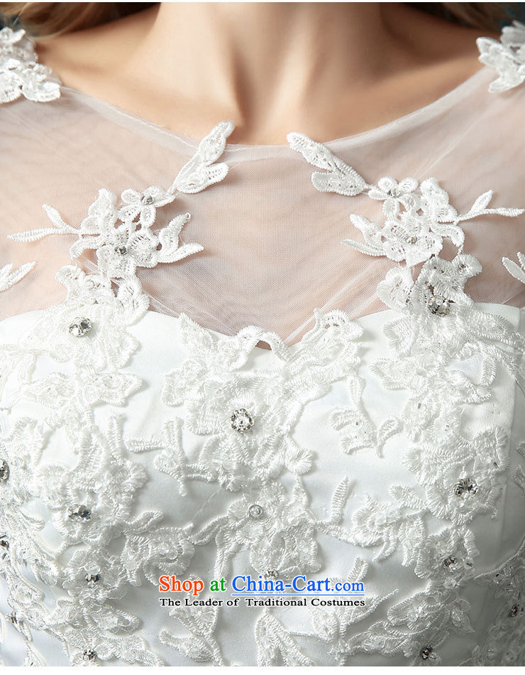 Millennium bride 2015 Summer new lace shoulders and chest bon bon skirt around long tail large wedding pictures, price XL white, brand platters! The elections are supplied in the national character of distribution, so action, buy now enjoy more preferential! As soon as possible.