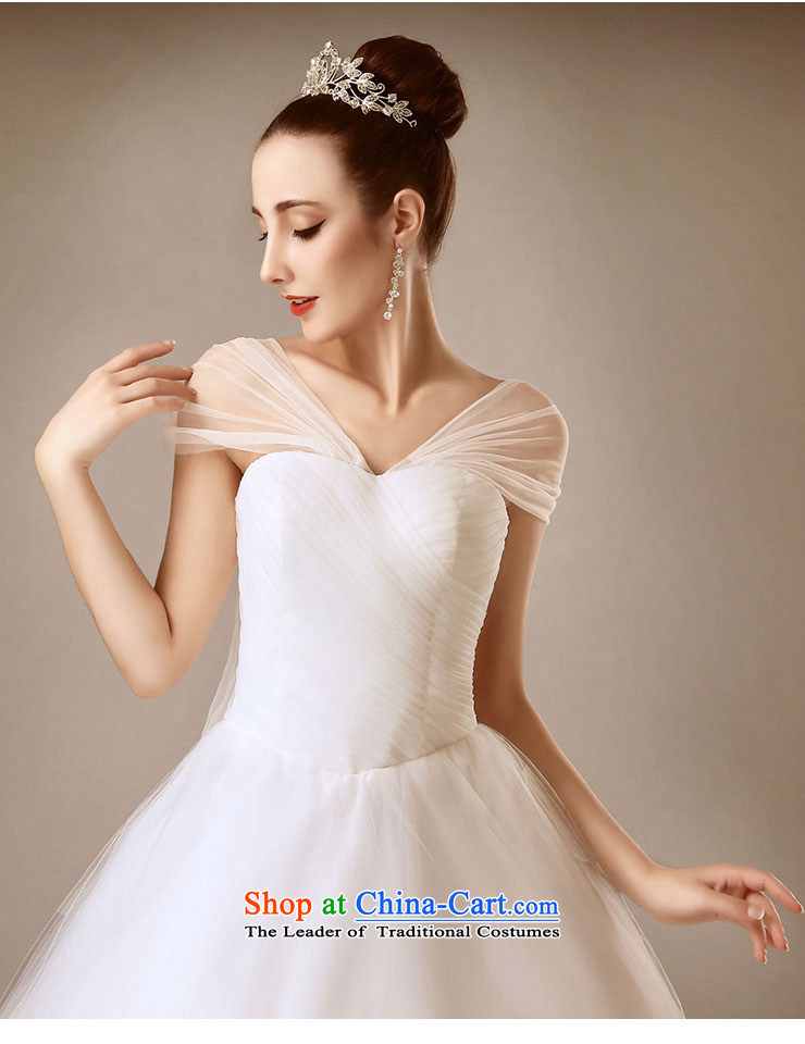 Millennium bride 2015 New Europe and the simple and stylish white streaks in the word dual shoulder shoulder Sau San wedding dresses White XL Photo, prices, brand platters! The elections are supplied in the national character of distribution, so action, buy now enjoy more preferential! As soon as possible.