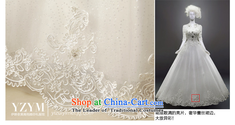El drunken Yi Mei bride wedding dresses Summer 2015 new three-dimensional retro lace disc is cuff palace wind wedding bride wedding dress in the noble cuff wedding tail XL Photo, prices, brand platters! The elections are supplied in the national character of distribution, so action, buy now enjoy more preferential! As soon as possible.