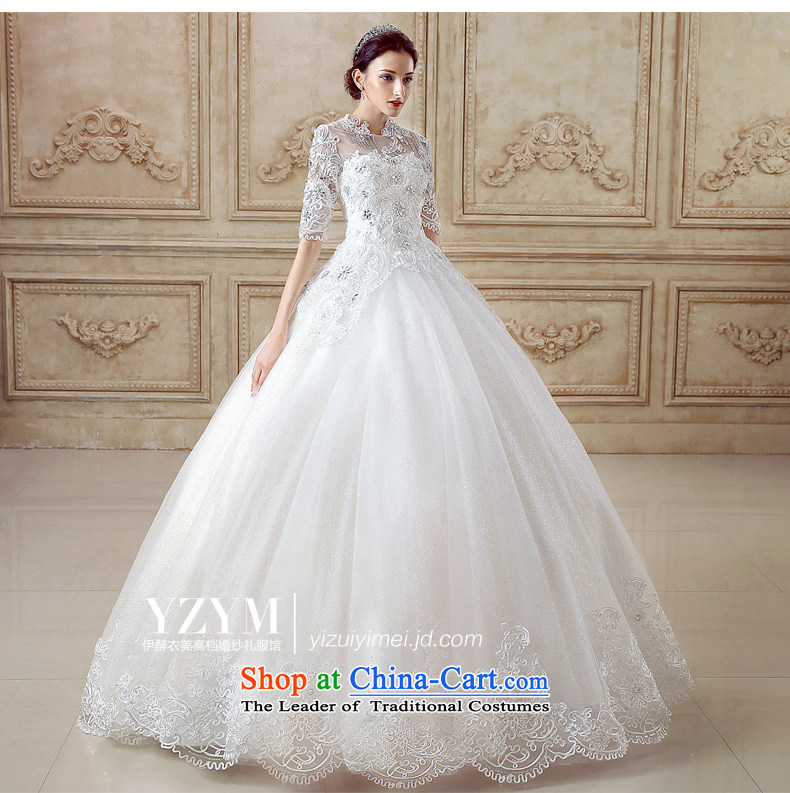 El drunken Yi Mei bride wedding dresses Summer 2015 new three-dimensional retro lace disc is cuff palace wind wedding bride wedding dress in the noble cuff wedding tail XL Photo, prices, brand platters! The elections are supplied in the national character of distribution, so action, buy now enjoy more preferential! As soon as possible.