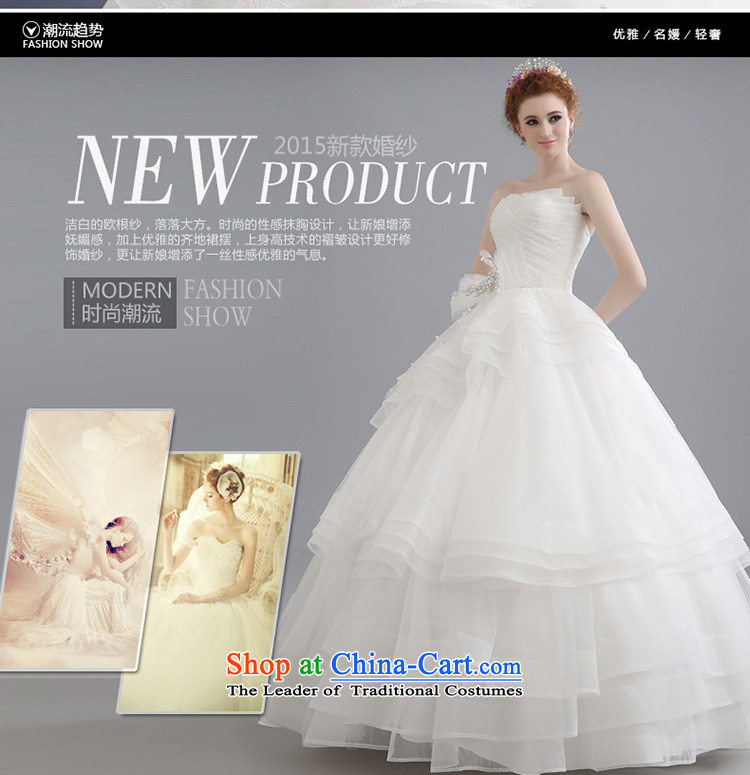 Marriage wedding dresses 2015 new summer Korean brides anointed chest princess pregnant women large thin graphics straps to align the wedding pictures, price XL white, brand platters! The elections are supplied in the national character of distribution, so action, buy now enjoy more preferential! As soon as possible.