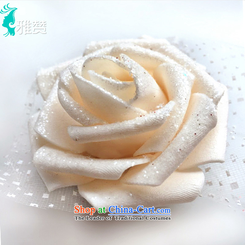 Jacob Chan bride wrist flower wedding dresses accessories female roses gauze wrist flower red purple champagne color mobile spend champagne color, Zambia (YAZAN) , , , shopping on the Internet