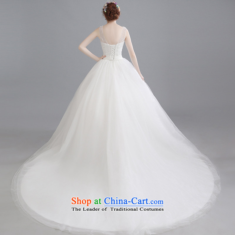 Yi love still wedding dresses new Word 2015 Summer stylish shoulder shoulders Korean brides long tail wedding code lace summer female tail can be made, plus $30 does not return, Yi Sang Love , , , shopping on the Internet