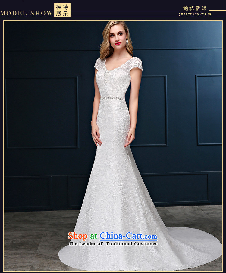 Summer 2015 new Korean shoulders large graphics thin straps crowsfoot Sau San marriages Sau San tail wedding dresses white L 2 feet 1 waist Suzhou picture, prices, Ship Brand platters! The elections are supplied in the national character of distribution, so action, buy now enjoy more preferential! As soon as possible.
