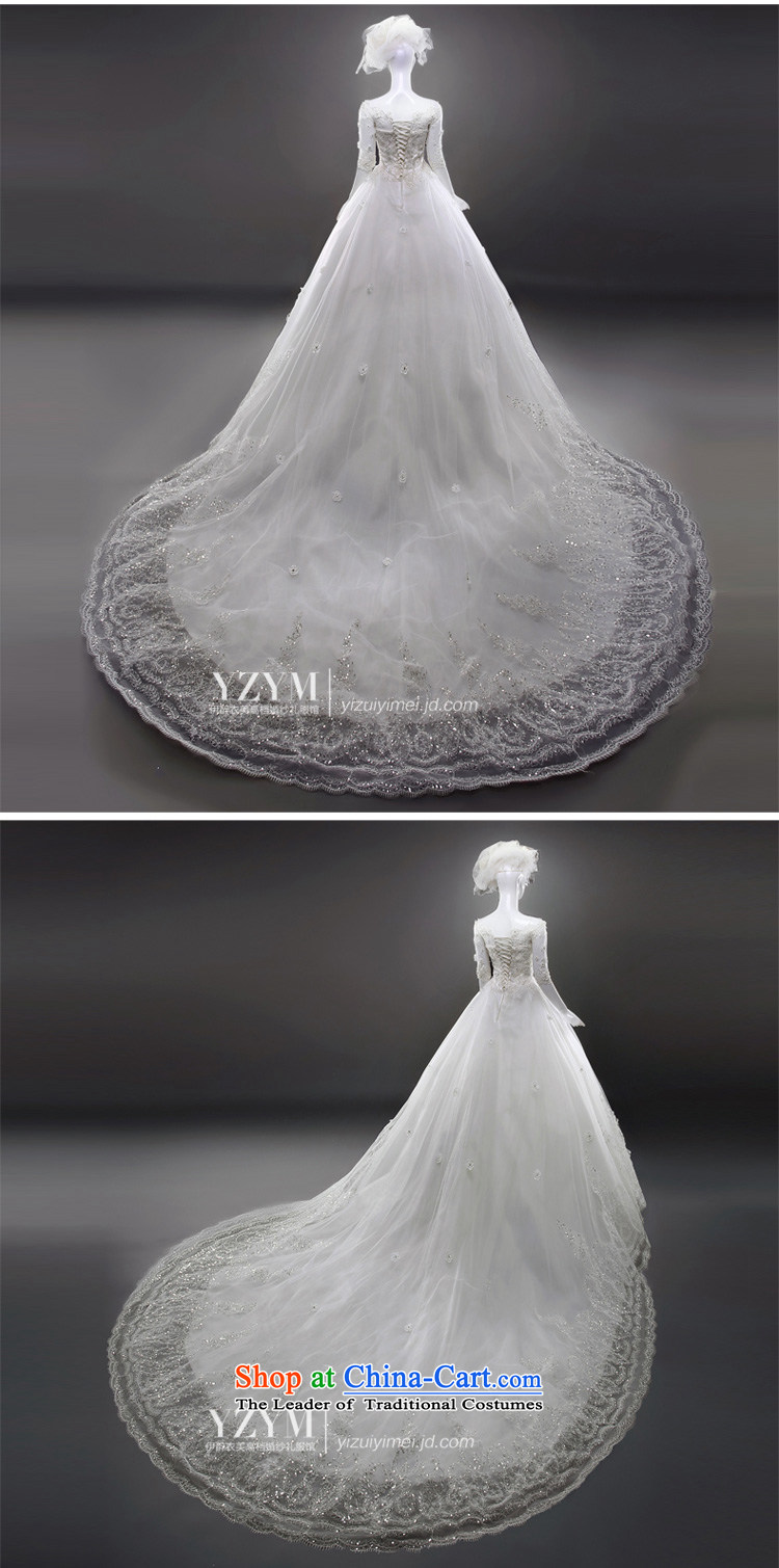 El drunken Yi Mei bride wedding dresses Summer 2015 new word retro shoulder tail bridal dresses cuff lace drill align Sau San to wedding dress bride tail trailing M picture, prices, brand platters! The elections are supplied in the national character of distribution, so action, buy now enjoy more preferential! As soon as possible.