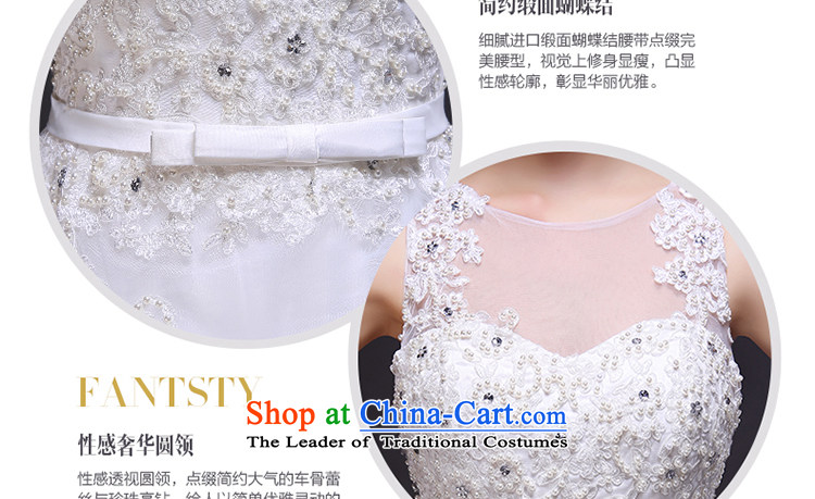 The shoulders, tail tslyzm2015 to align the new wedding autumn and winter round-neck collar shoulders fluoroscopy lace flowers Bow Tie Korean skirt tail) S picture, prices, brand platters! The elections are supplied in the national character of distribution, so action, buy now enjoy more preferential! As soon as possible.