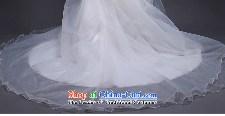 The bride tslyzm shoulders tail wedding dresses new 2015 autumn and winter Korean lace large bow tie V-Neck word fluoroscopy package Shoulder Drill skirt white water S picture, prices, brand platters! The elections are supplied in the national character of distribution, so action, buy now enjoy more preferential! As soon as possible.