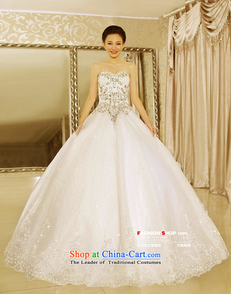 Kyrgyz-US married arts wedding dresses 2015 new Korean anointed chest bon bon skirt to align the diamond wedding white 7645 bride XS picture, prices, brand platters! The elections are supplied in the national character of distribution, so action, buy now enjoy more preferential! As soon as possible.