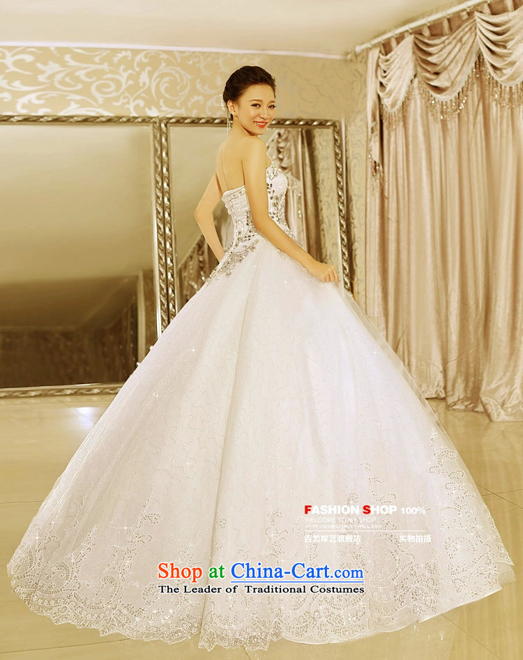 Kyrgyz-US married arts wedding dresses 2015 new Korean anointed chest bon bon skirt to align the diamond wedding white 7645 bride XS picture, prices, brand platters! The elections are supplied in the national character of distribution, so action, buy now enjoy more preferential! As soon as possible.