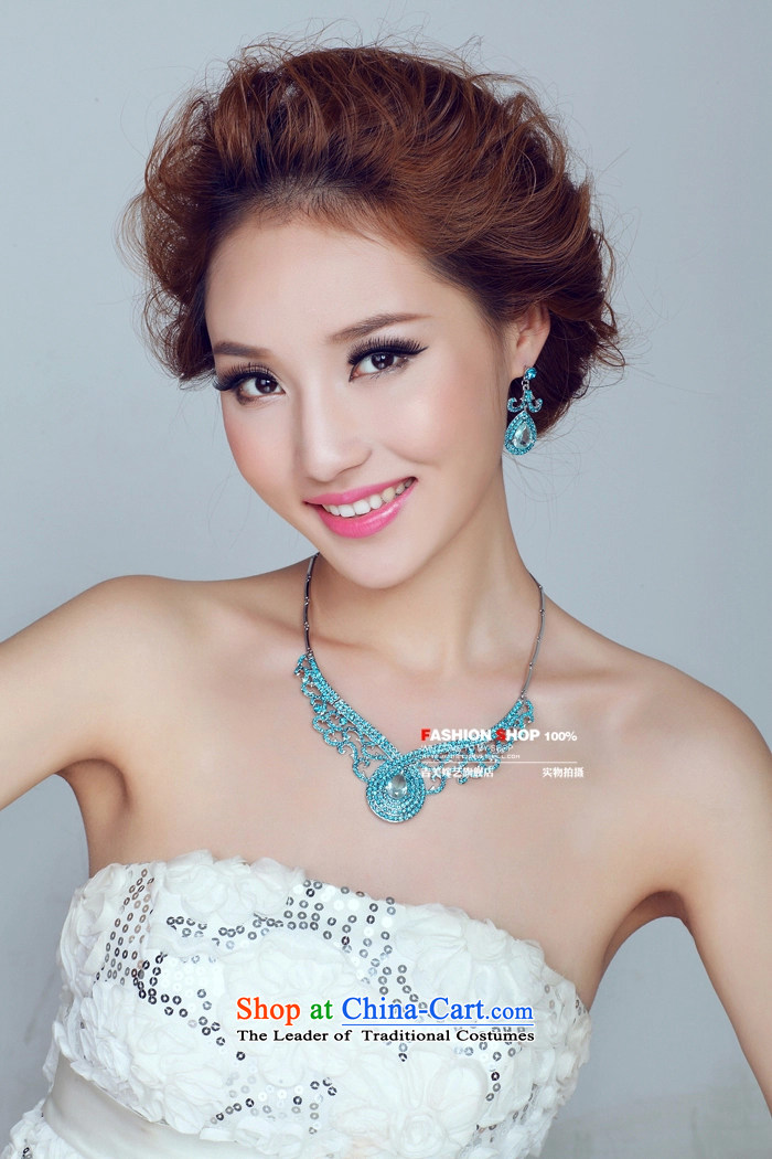 The bride wedding dresses accessories kit Korean TL139 link water drilling jewelry 2015 new marriage necklace green ear picture, prices, brand platters! The elections are supplied in the national character of distribution, so action, buy now enjoy more preferential! As soon as possible.