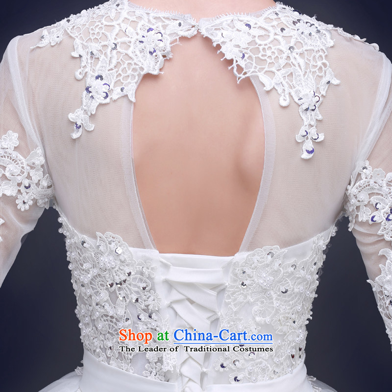 Jamie Osorin Tuyaa field shoulder wedding dresses 2015 new summer Korean marriages flowers lace large graphics thin snap to bind with the white M Cheng Kejie mia , , , shopping on the Internet
