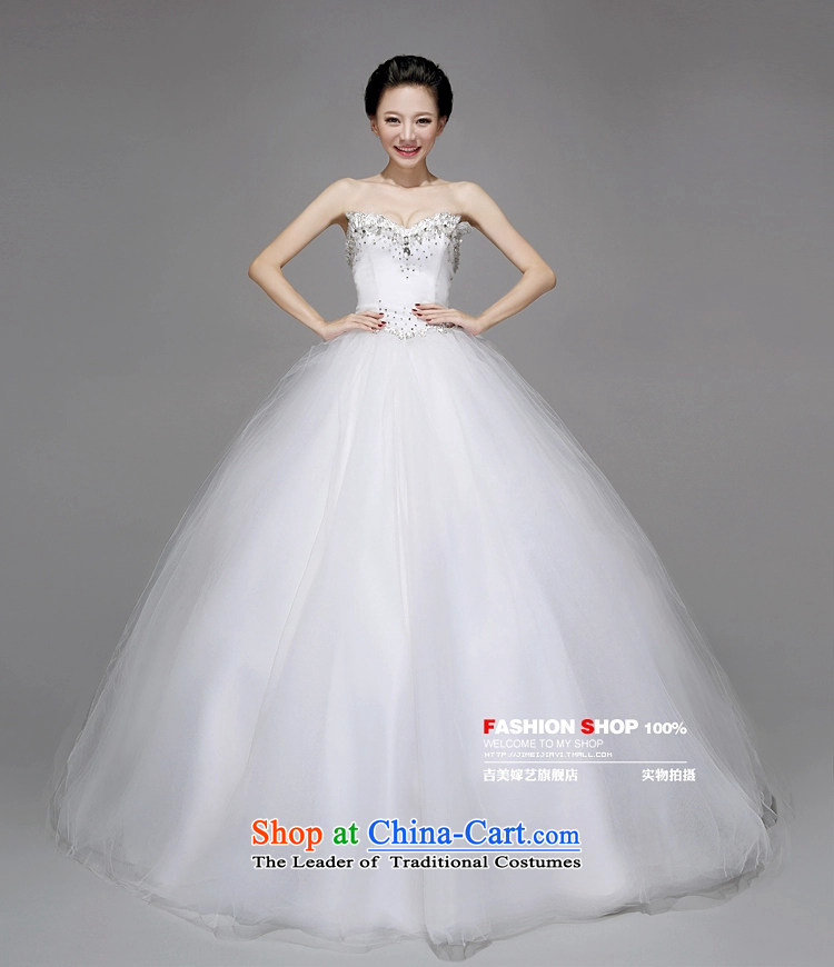 Wedding dress Kyrgyz-american married new anointed arts 2015 Chest Korean fashion bon bon skirt to align HS282 bride wedding white L picture, prices, brand platters! The elections are supplied in the national character of distribution, so action, buy now enjoy more preferential! As soon as possible.