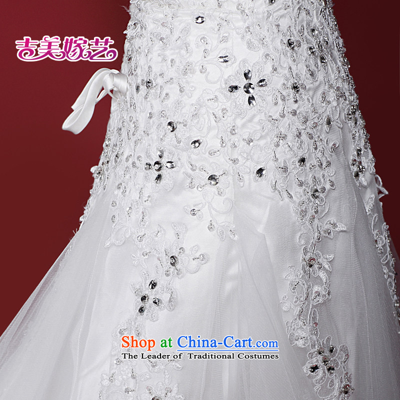 Wedding dress Kyrgyz-american married new anointed arts 2015 Chest Korean lace tail HT931 Sau San bride wedding White M Kyrgyz-american married arts , , , shopping on the Internet