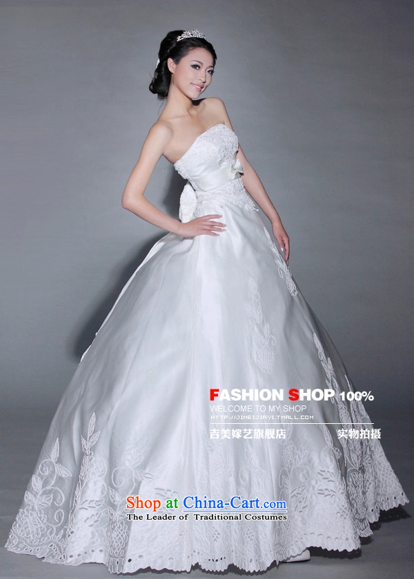 Wedding dress Kyrgyz-american married new anointed arts 2015 Chest Korean skirt HS179 to align the Princess Bride wedding pictures, price XL white, brand platters! The elections are supplied in the national character of distribution, so action, buy now enjoy more preferential! As soon as possible.