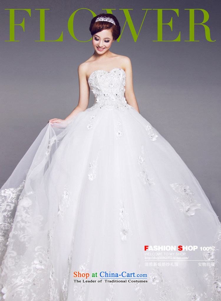 Kyrgyz-US married Korean version of the new arts and wipe off-chip flowers align chest to bride wedding dresses HS744 bride wedding white picture, prices, XS brand platters! The elections are supplied in the national character of distribution, so action, buy now enjoy more preferential! As soon as possible.