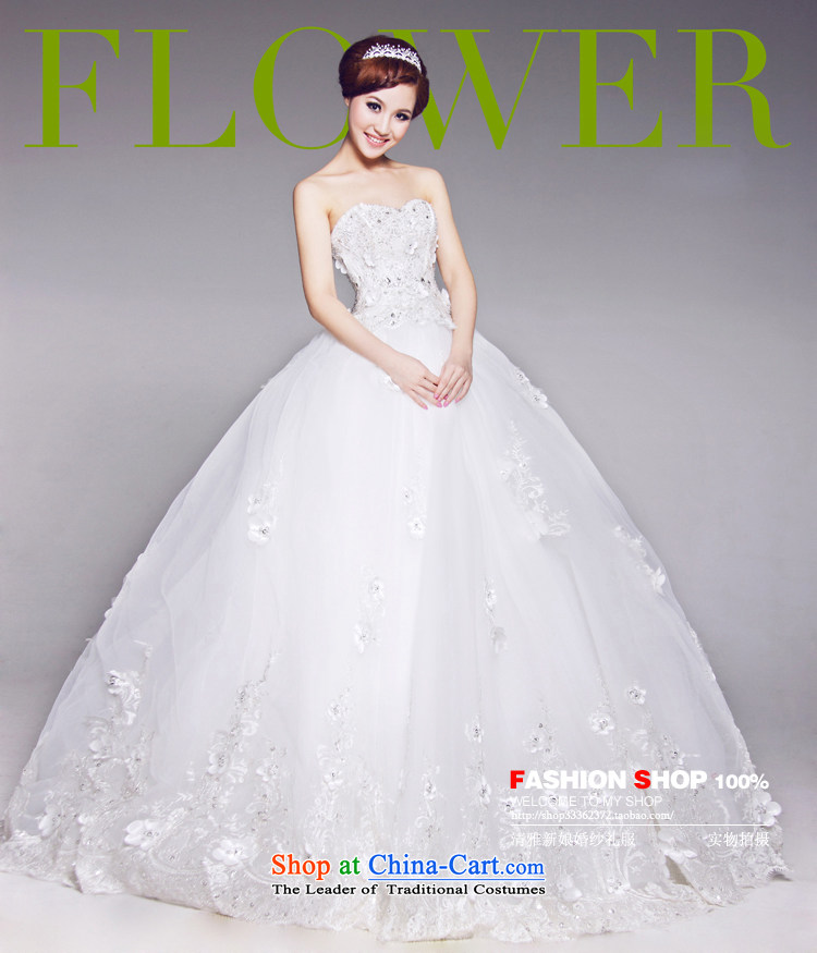 Kyrgyz-US married Korean version of the new arts and wipe off-chip flowers align chest to bride wedding dresses HS744 bride wedding white picture, prices, XS brand platters! The elections are supplied in the national character of distribution, so action, buy now enjoy more preferential! As soon as possible.