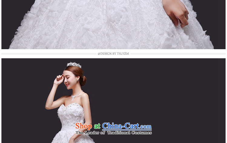 The new tissue chest tslyzm2015 tail wedding autumn and winter bride Diamond Flower Fairies